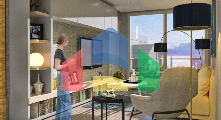 Квартира планування 1 + 1 в районі Алтинташ - Анталія