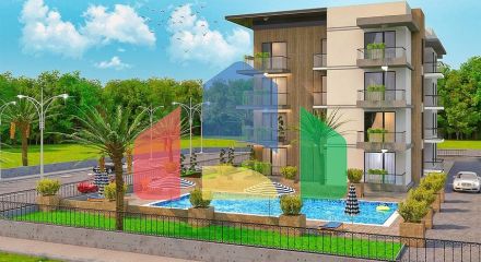 1+1 apartment in Altyntas - Antalya area
