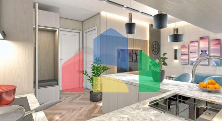 Квартира планування 1 + 1 в районі Алтинташ - Анталія