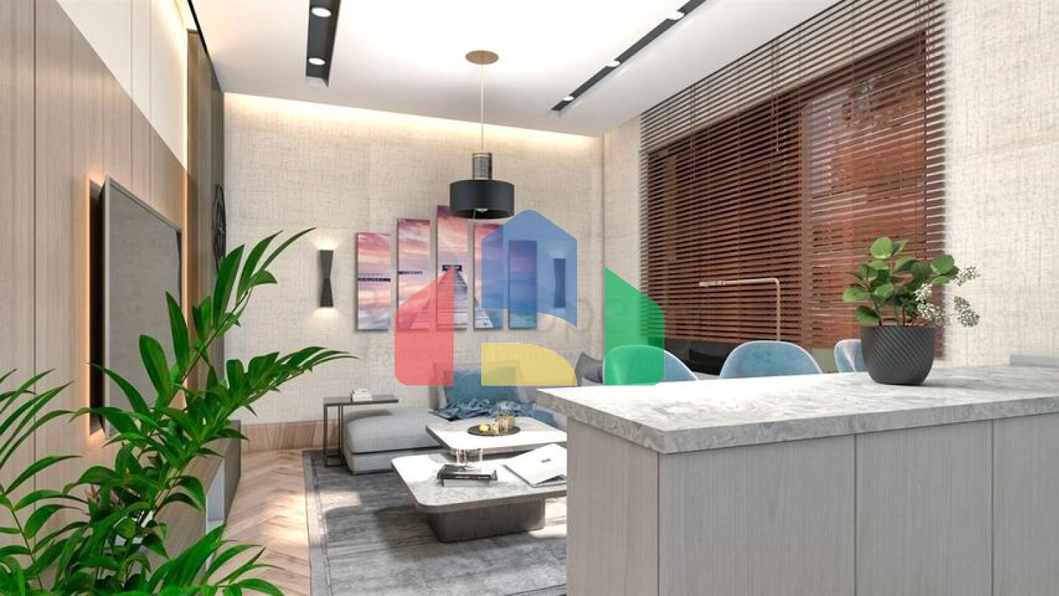 Квартира планування 1 + 1 в районі Алтинташ - Анталія