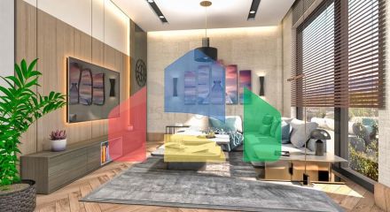 Квартира планування 1 + 1 в районі Алтинташ - Анталія