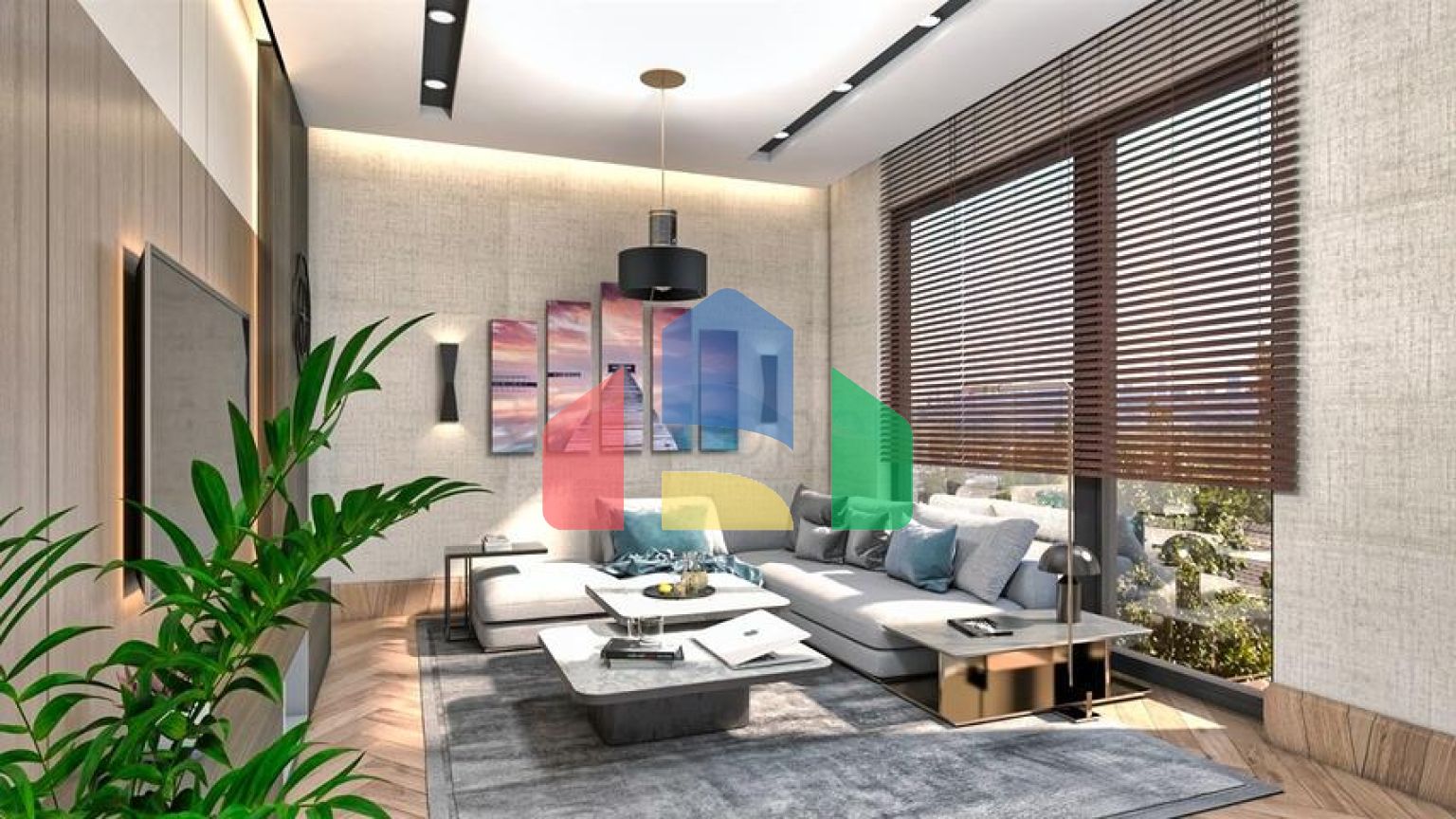 Квартира планування 1 + 1 в районі Алтинташ - Анталія