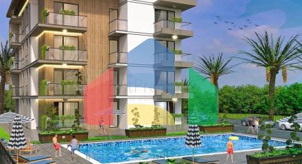 Квартира планування 1 + 1 в районі Алтинташ - Анталія