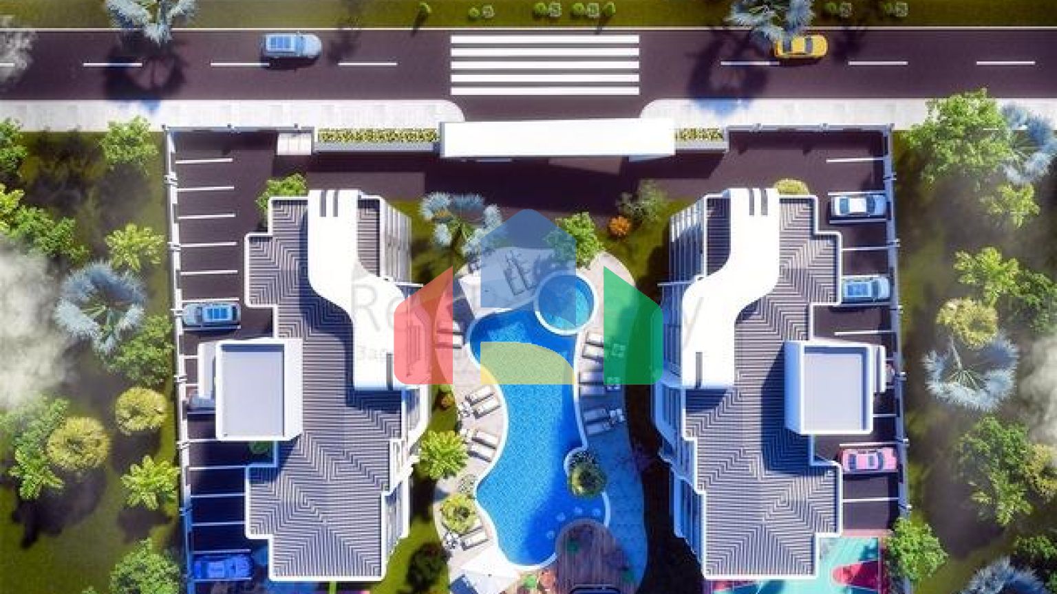 Квартира планування 1 + 1 в районі Алтинташ - Анталія