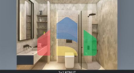 Квартира планування 2 + 1 в районі Алтинташ - Анталія