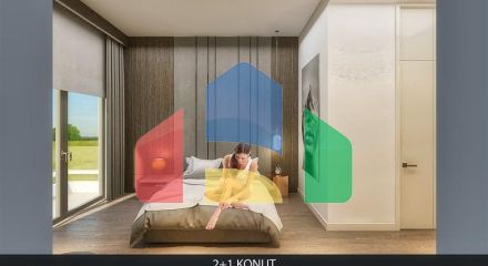 Квартира планування 2 + 1 в районі Алтинташ - Анталія