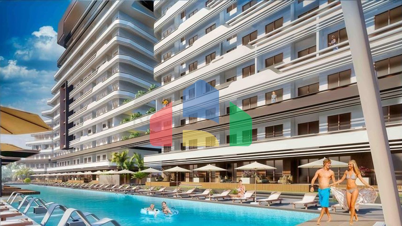 Квартира планування 2 + 1 в районі Алтинташ - Анталія