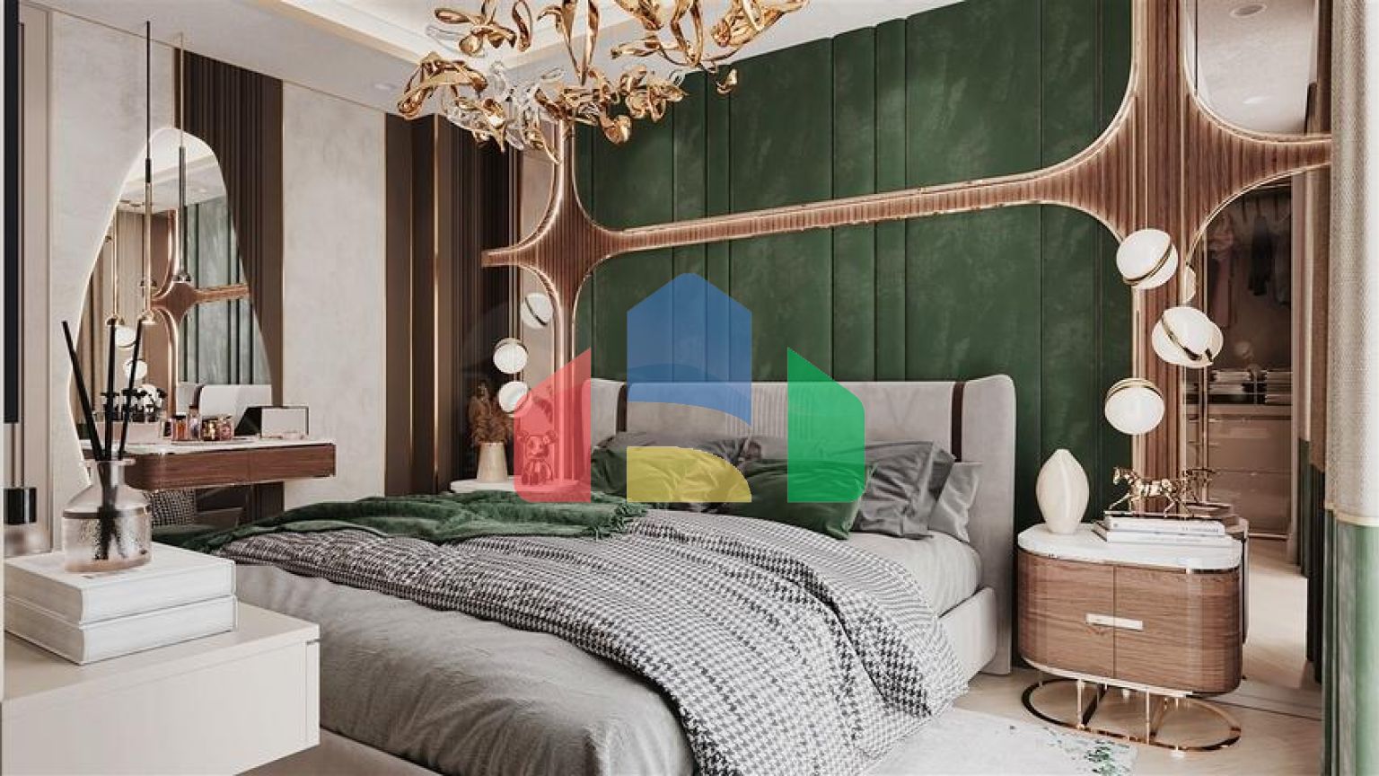 Виллы планировки 3+1 и 5+2 в микрорайоне Гюзельюрт - Анталия