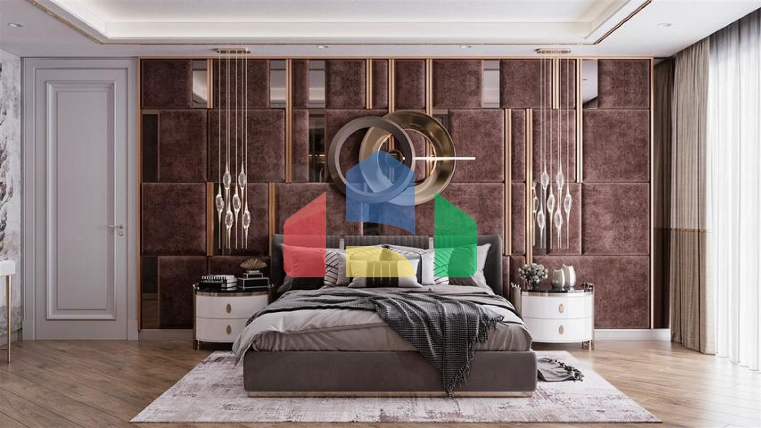 Виллы планировки 3+1 и 5+2 в микрорайоне Гюзельюрт - Анталия