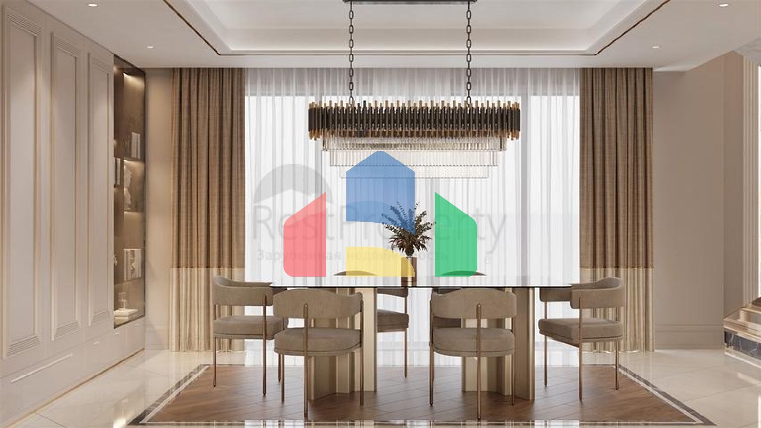 Виллы планировки 3+1 и 5+2 в микрорайоне Гюзельюрт - Анталия