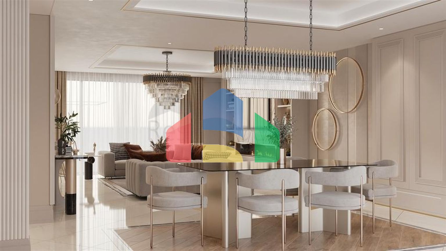 Виллы планировки 3+1 и 5+2 в микрорайоне Гюзельюрт - Анталия