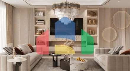 Виллы планировки 3+1 и 5+2 в микрорайоне Гюзельюрт - Анталия