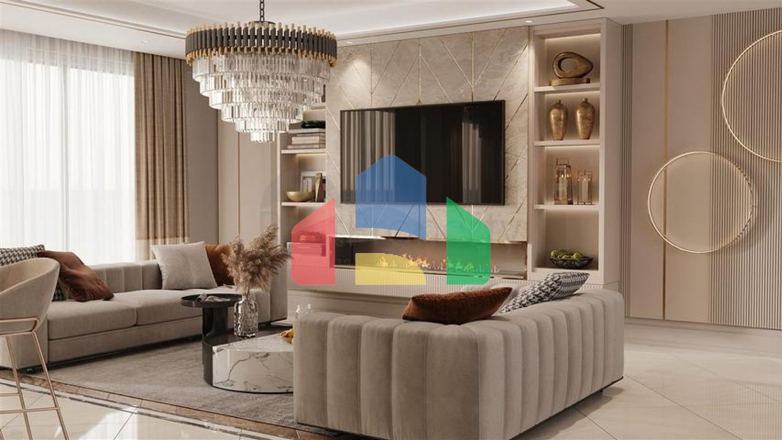 Виллы планировки 3+1 и 5+2 в микрорайоне Гюзельюрт - Анталия