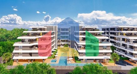 Квартира планування 1 + 1 в мікрорайоні Алтинташ - Анталія