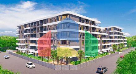 Квартира планування 1 + 1 в мікрорайоні Алтинташ - Анталія