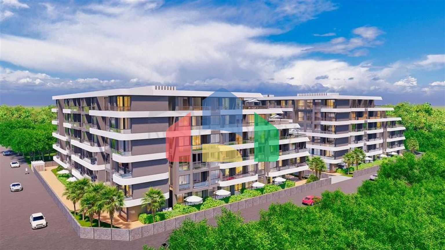 Квартира планування 1 + 1 в мікрорайоні Алтинташ - Анталія