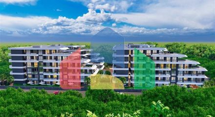 Квартира планування 1 + 1 в мікрорайоні Алтинташ - Анталія