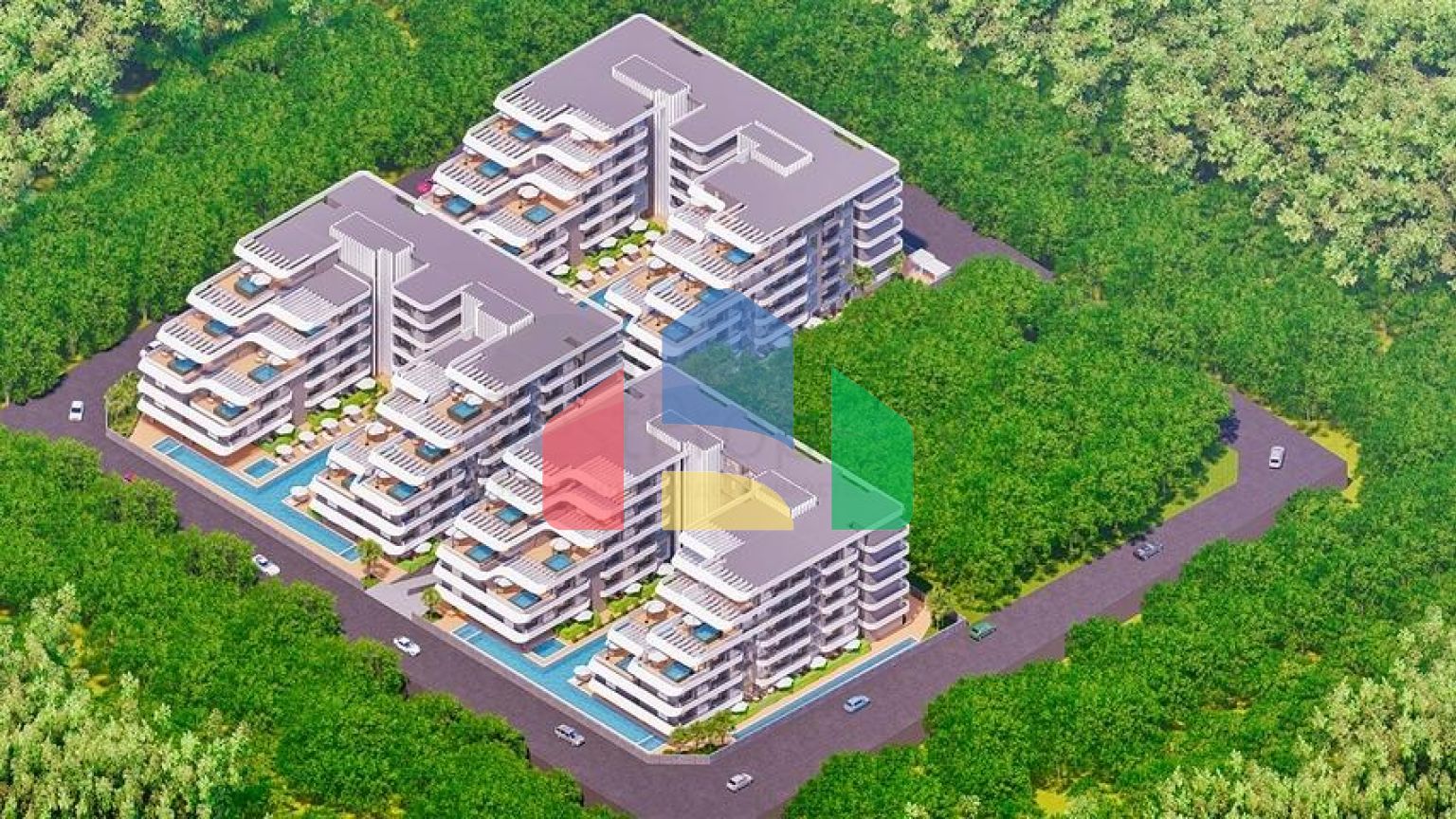 Квартира планування 1 + 1 в мікрорайоні Алтинташ - Анталія