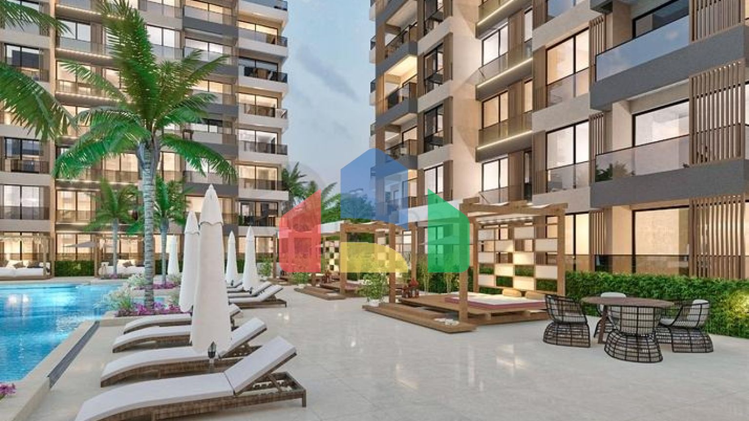 Квартира планування 1 + 1 в районі Алтинташ - Анталія