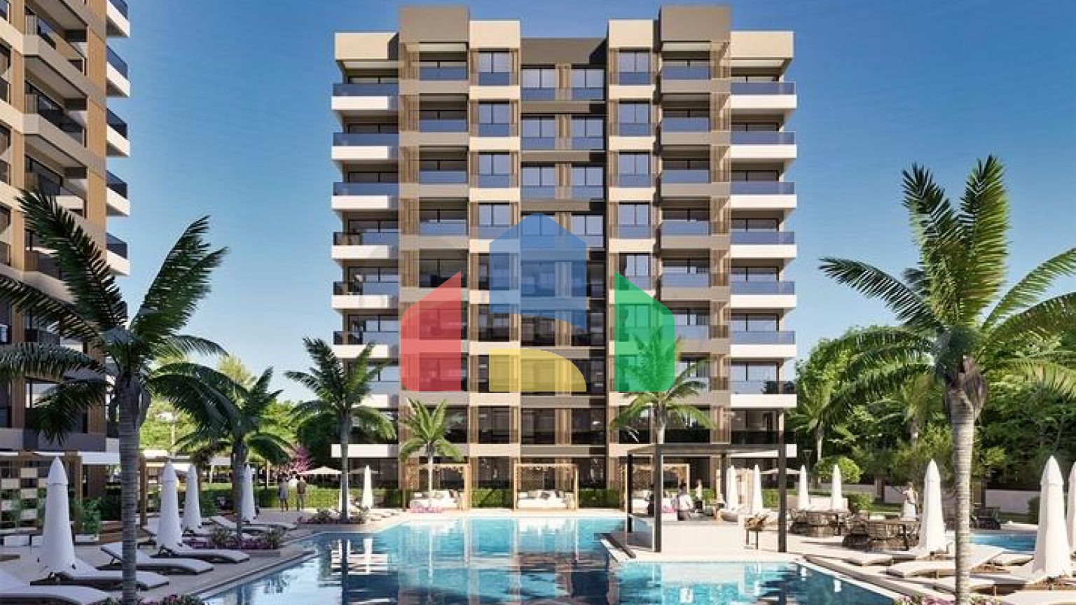 Квартира планування 1 + 1 в районі Алтинташ - Анталія