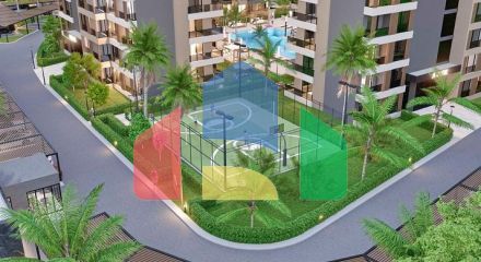 Квартира планування 1 + 1 в районі Алтинташ - Анталія