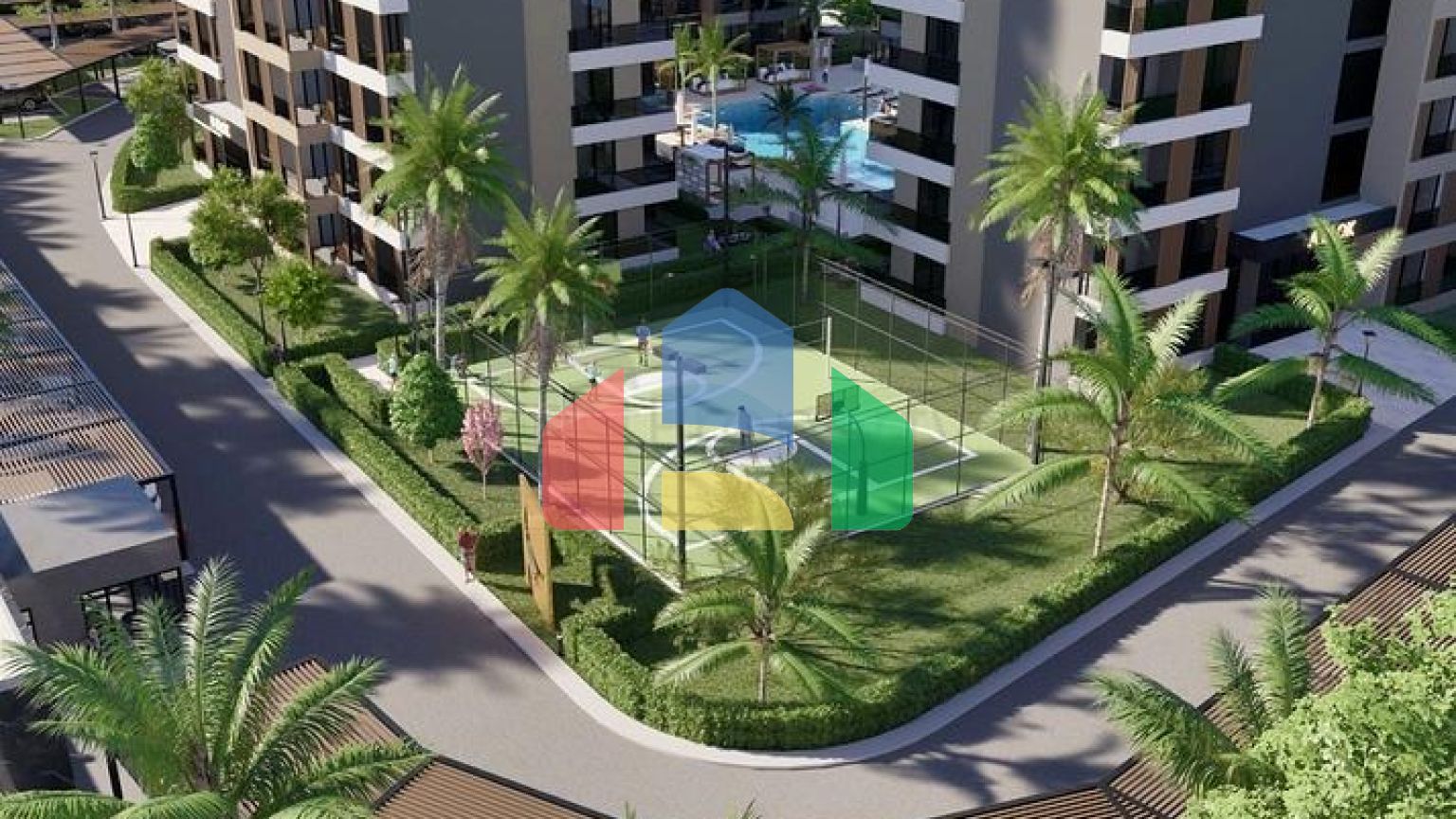 Квартира планування 1 + 1 в районі Алтинташ - Анталія