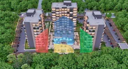 Квартира планування 1 + 1 в районі Алтинташ - Анталія