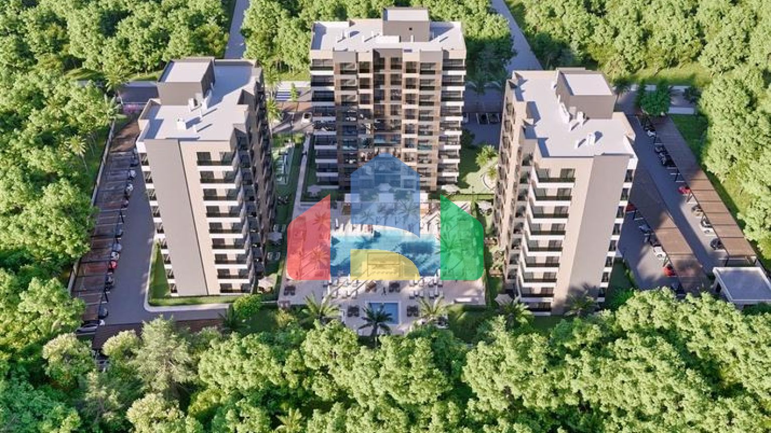 Квартира планування 1 + 1 в районі Алтинташ - Анталія