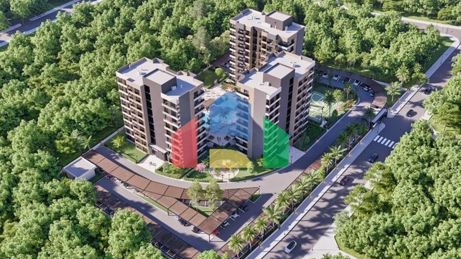 Квартира планування 1 + 1 в районі Алтинташ - Анталія