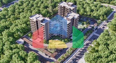 Квартира планування 1 + 1 в районі Алтинташ - Анталія