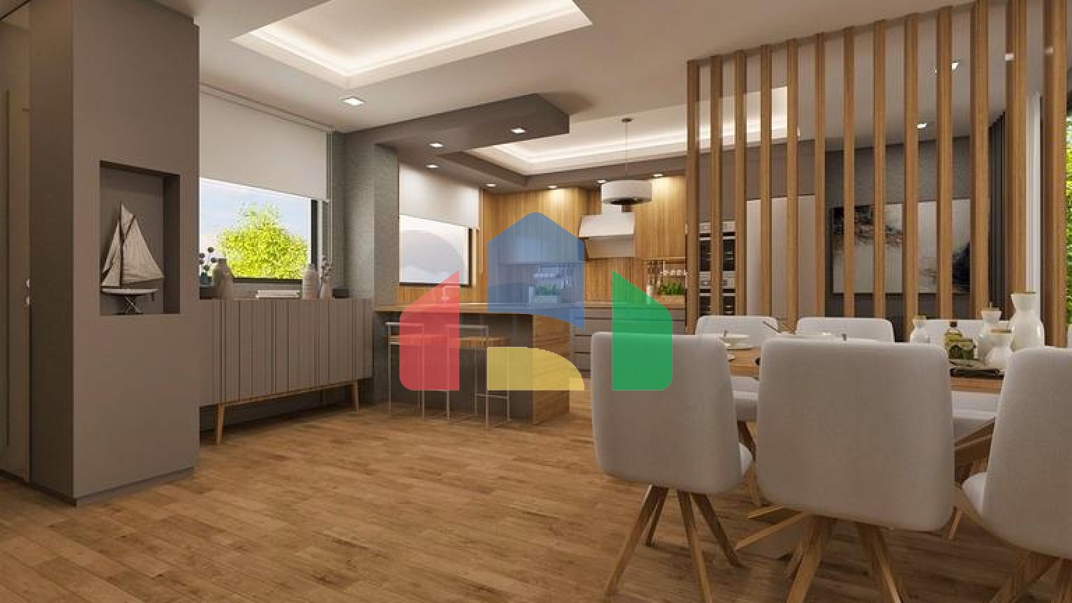 Виллы планировки 3+1 в районе Алтынташ - Анталия