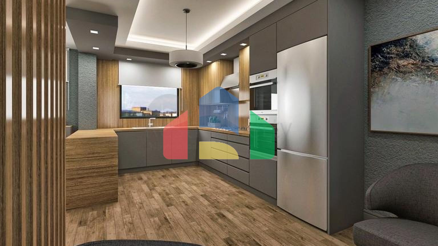 Виллы планировки 3+1 в районе Алтынташ - Анталия