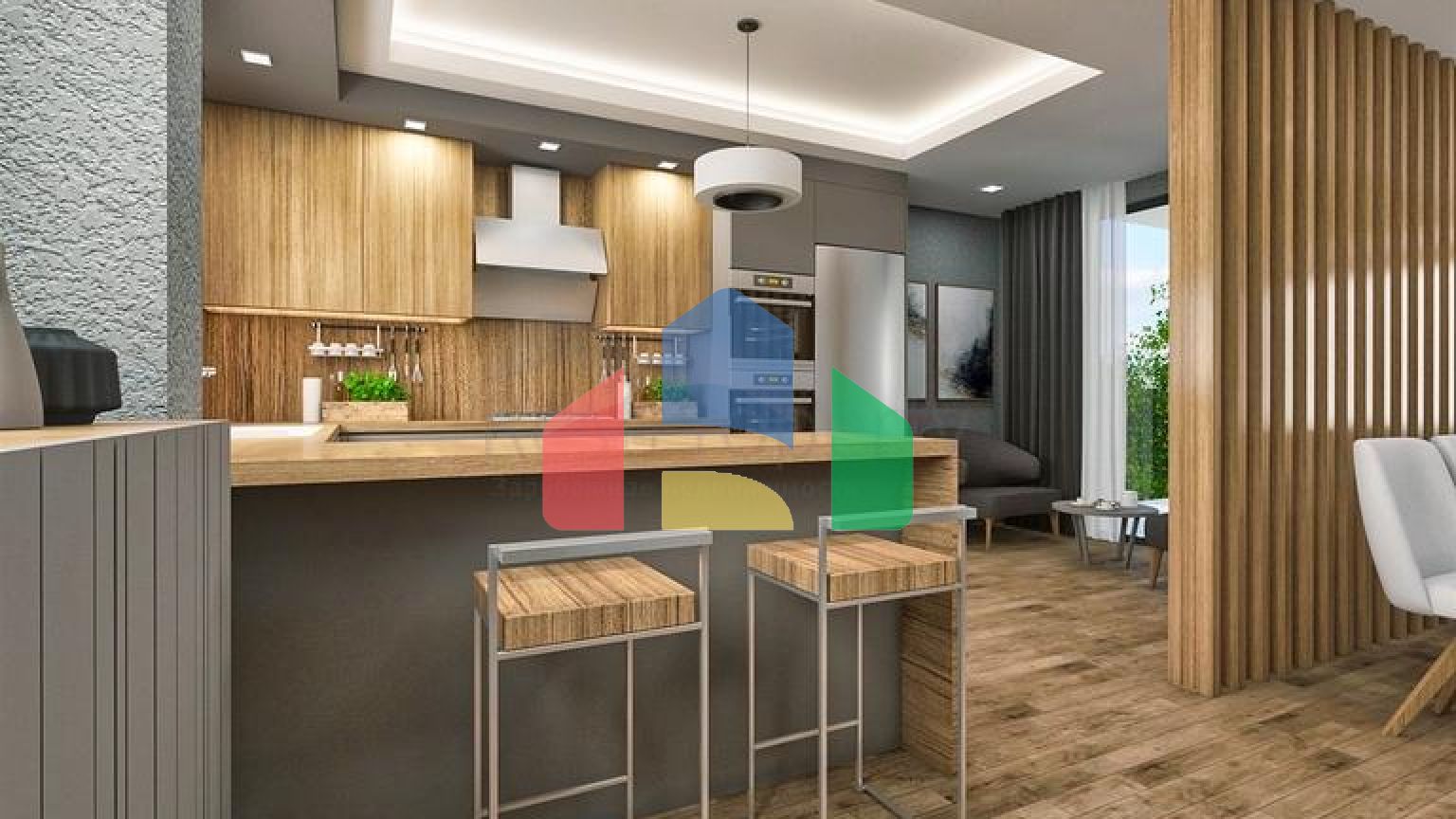 Виллы планировки 3+1 в районе Алтынташ - Анталия