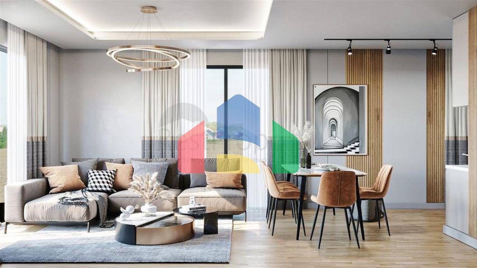 Квартири планування 1 + 1, 2+1 і 3+1 в районі Алтинташ - Анталія