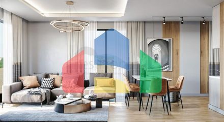 Квартири планування 1 + 1, 2+1 і 3+1 в районі Алтинташ - Анталія