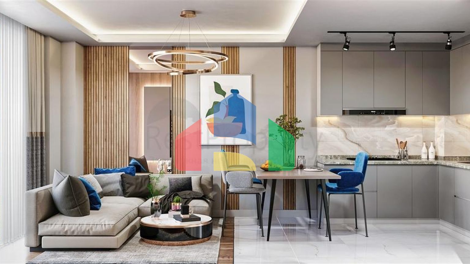 Квартири планування 1 + 1, 2+1 і 3+1 в районі Алтинташ - Анталія