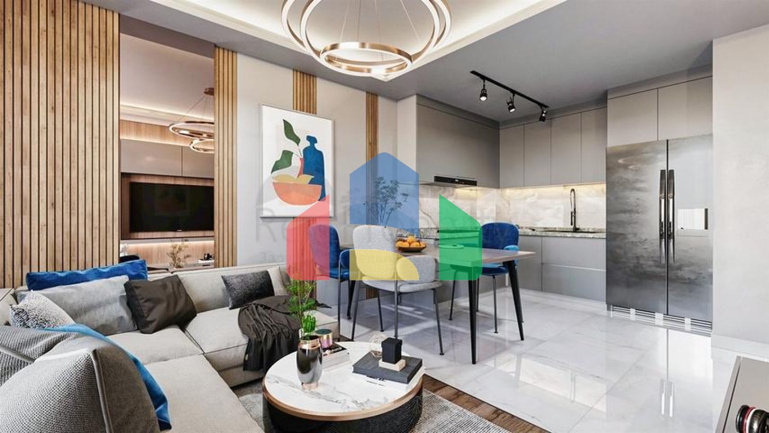 Квартири планування 1 + 1, 2+1 і 3+1 в районі Алтинташ - Анталія