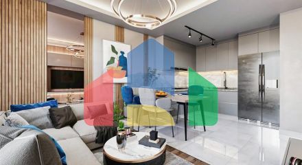 Квартири планування 1 + 1, 2+1 і 3+1 в районі Алтинташ - Анталія