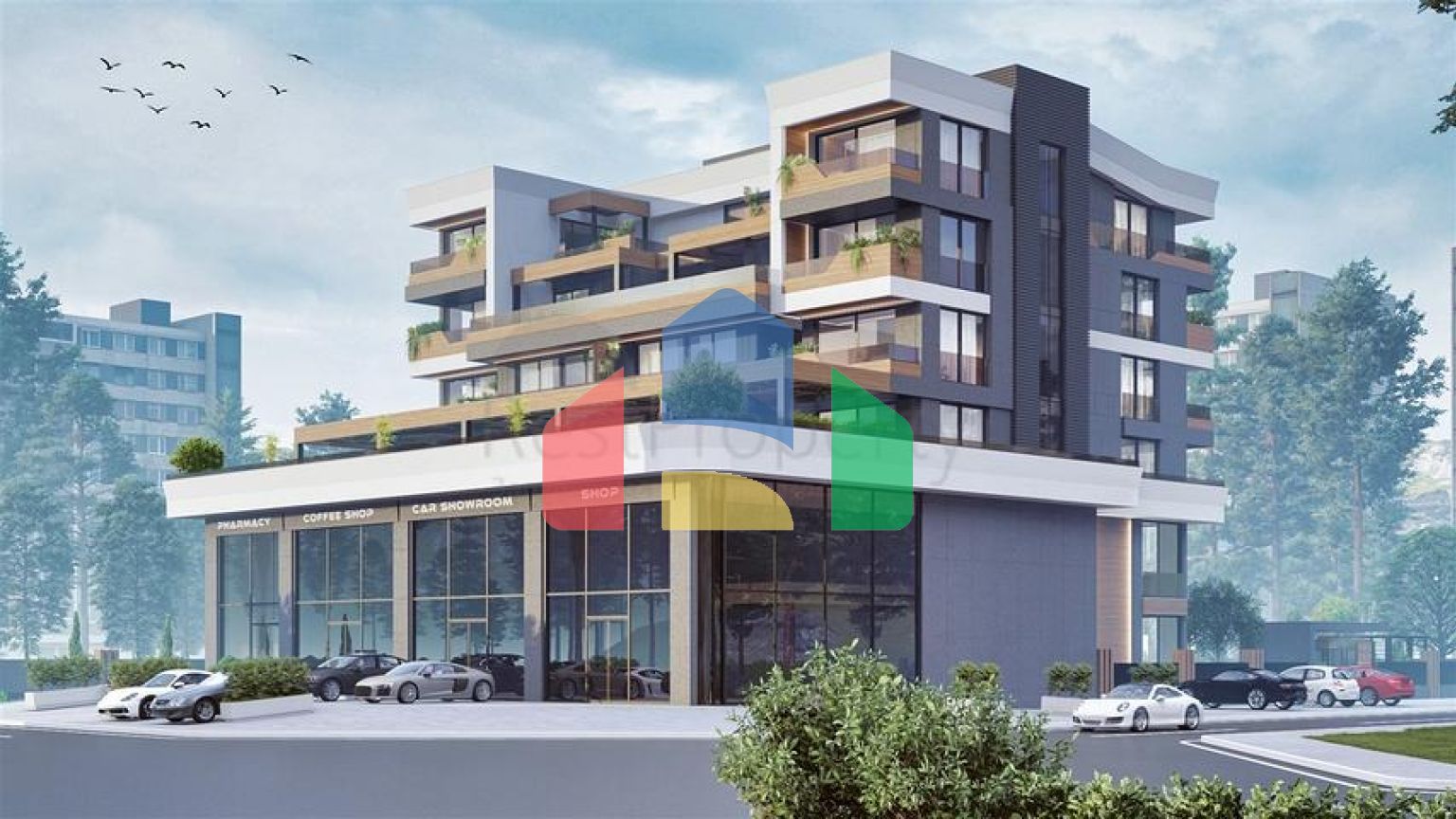 Квартири планування 1 + 1, 2+1 і 3+1 в районі Алтинташ - Анталія