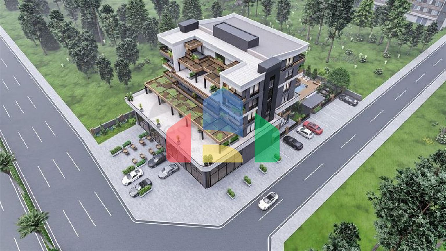 Квартири планування 1 + 1, 2+1 і 3+1 в районі Алтинташ - Анталія