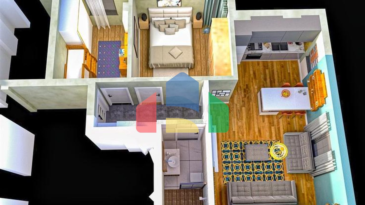 Квартиры планировки 1+1  2+1 в микрорайоне Эрменек - Анталия