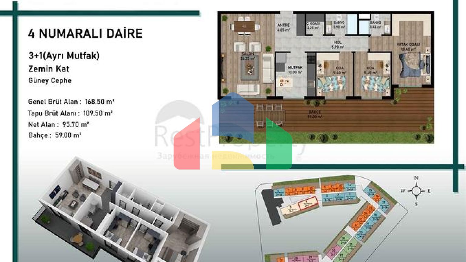 Инвестиционный проект в районе Алтынташ - Анталия