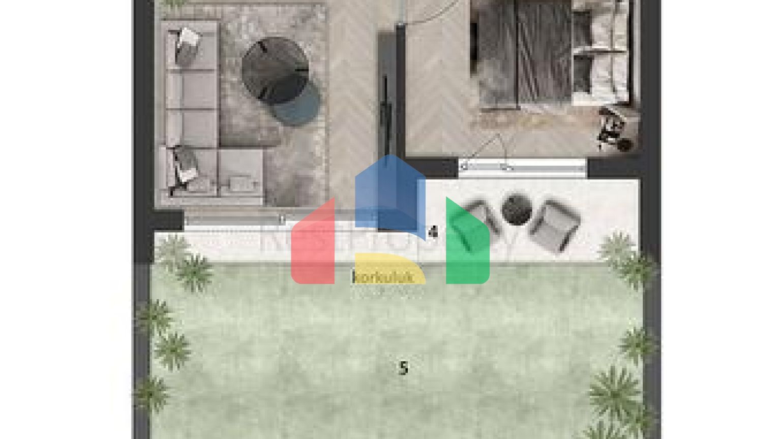 Квартиры планировки 1+1 в районе Алтынташ - Анталия