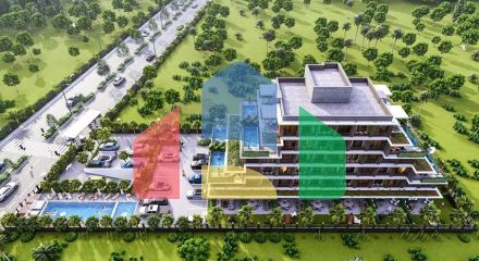 Квартиры планировки 1+1 в районе Алтынташ - Анталия