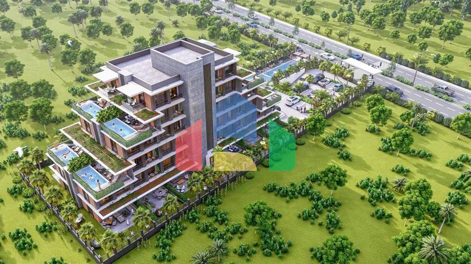 Квартиры планировки 1+1 в районе Алтынташ - Анталия