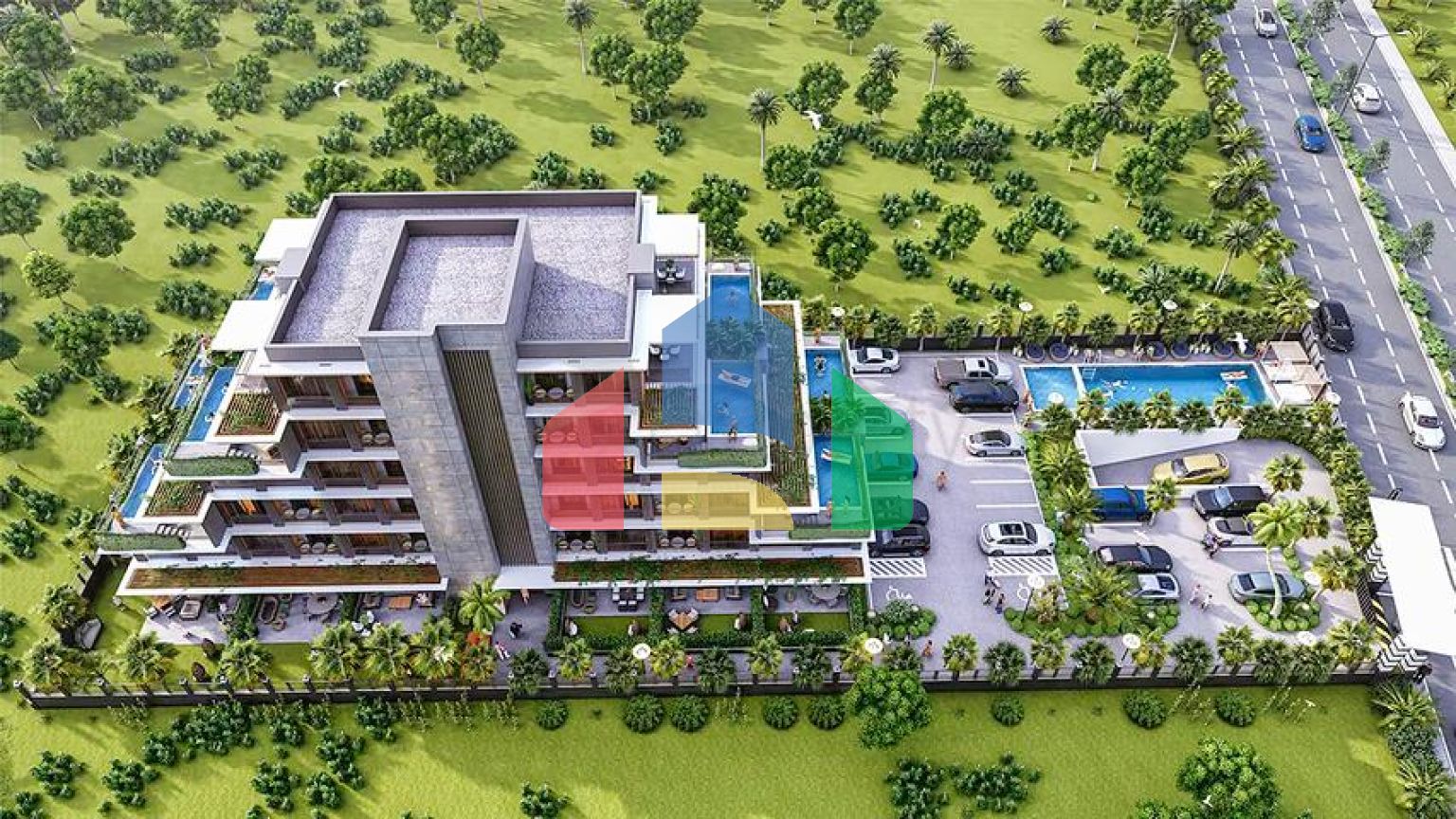 Квартиры планировки 1+1 в районе Алтынташ - Анталия