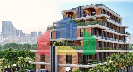 Квартиры планировки 1+1 в районе Алтынташ - Анталия