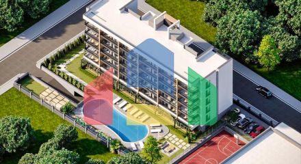 Квартири планування 1 + 1 і 2 + 1 в районі Алтинташ - Анталія