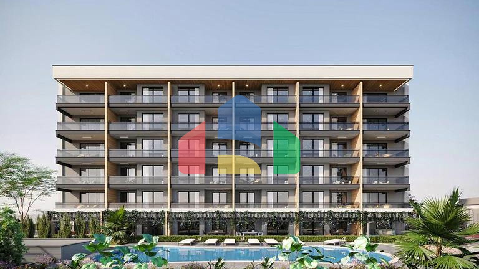 Квартири планування 1 + 1 і 2 + 1 в районі Алтинташ - Анталія