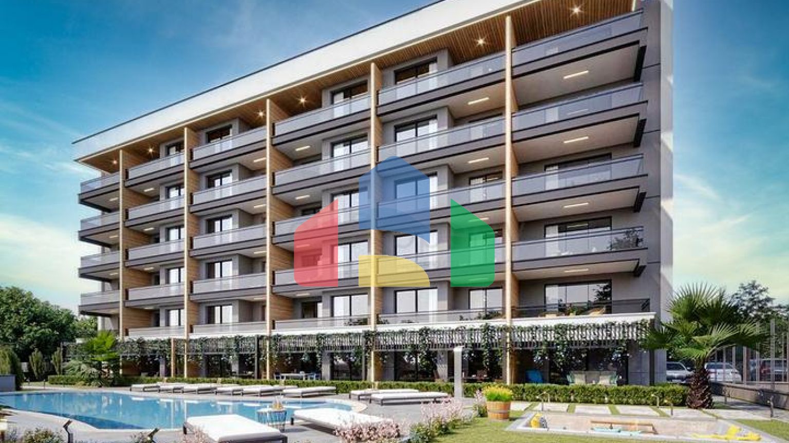 Квартири планування 1 + 1 і 2 + 1 в районі Алтинташ - Анталія